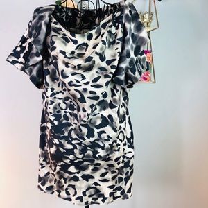 ESCADA ANIMAL PRINT BLOUSE/TOP